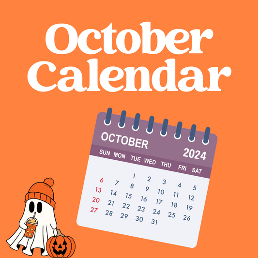 Halloween Themed October Calendar