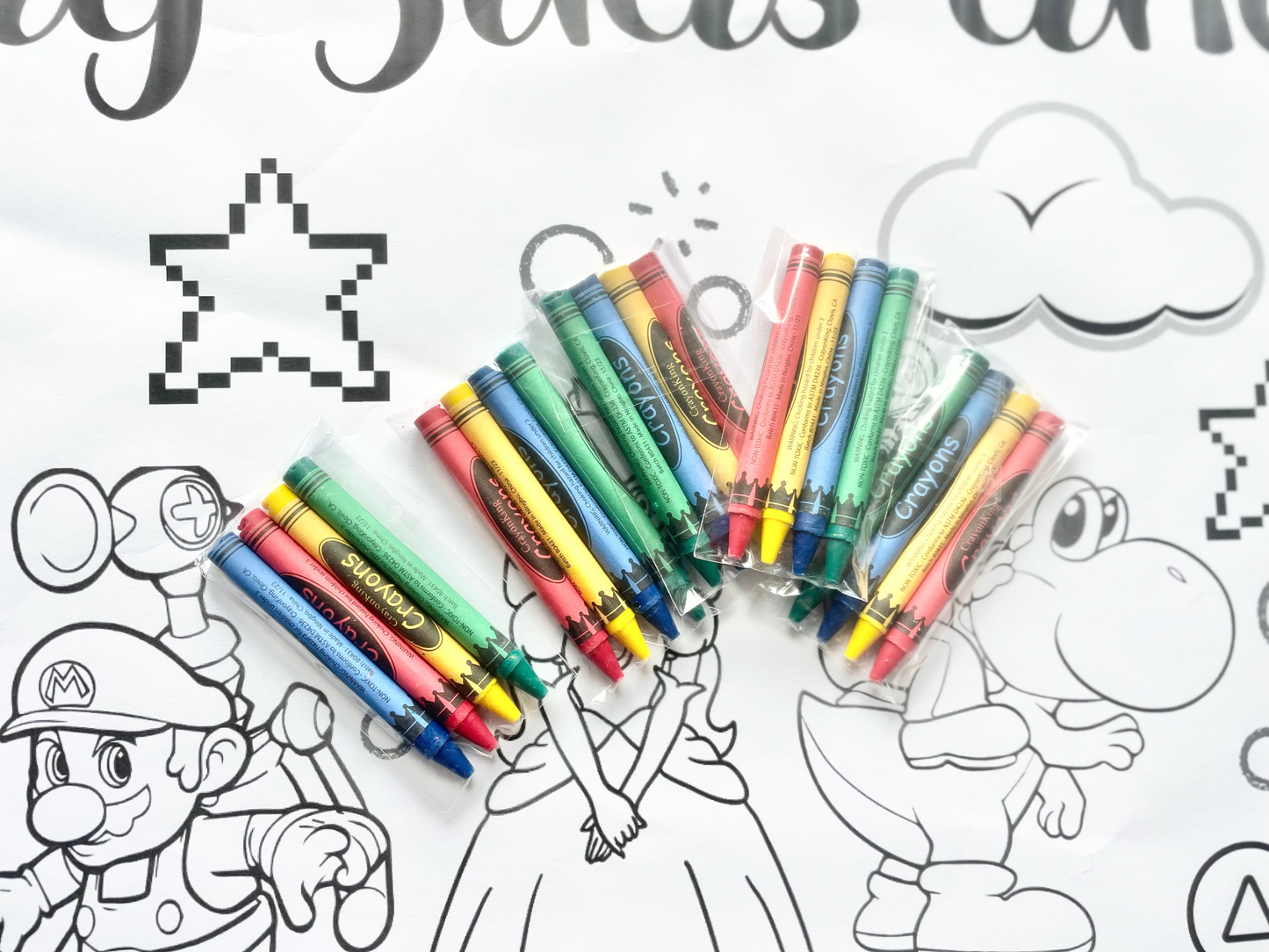 4-Pack Crayons - Party Favors & Coloring Fun