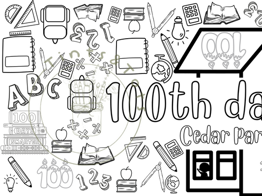 100 days of School Banner