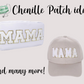 MAMA Chenille Iron on Patch DIY Kit