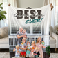 Personalized Family Photo Minky Blanket Gift