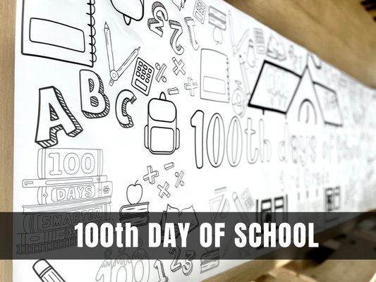 100 days of School Banner