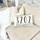 Hometown Zip code Custom Pillow Gift