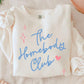 The Homebody Club Comfort Colors Blue and Pink Sweater