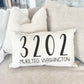 Hometown Zip code Custom Pillow Gift