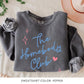 The Homebody Club Comfort Colors Blue and Pink Sweater