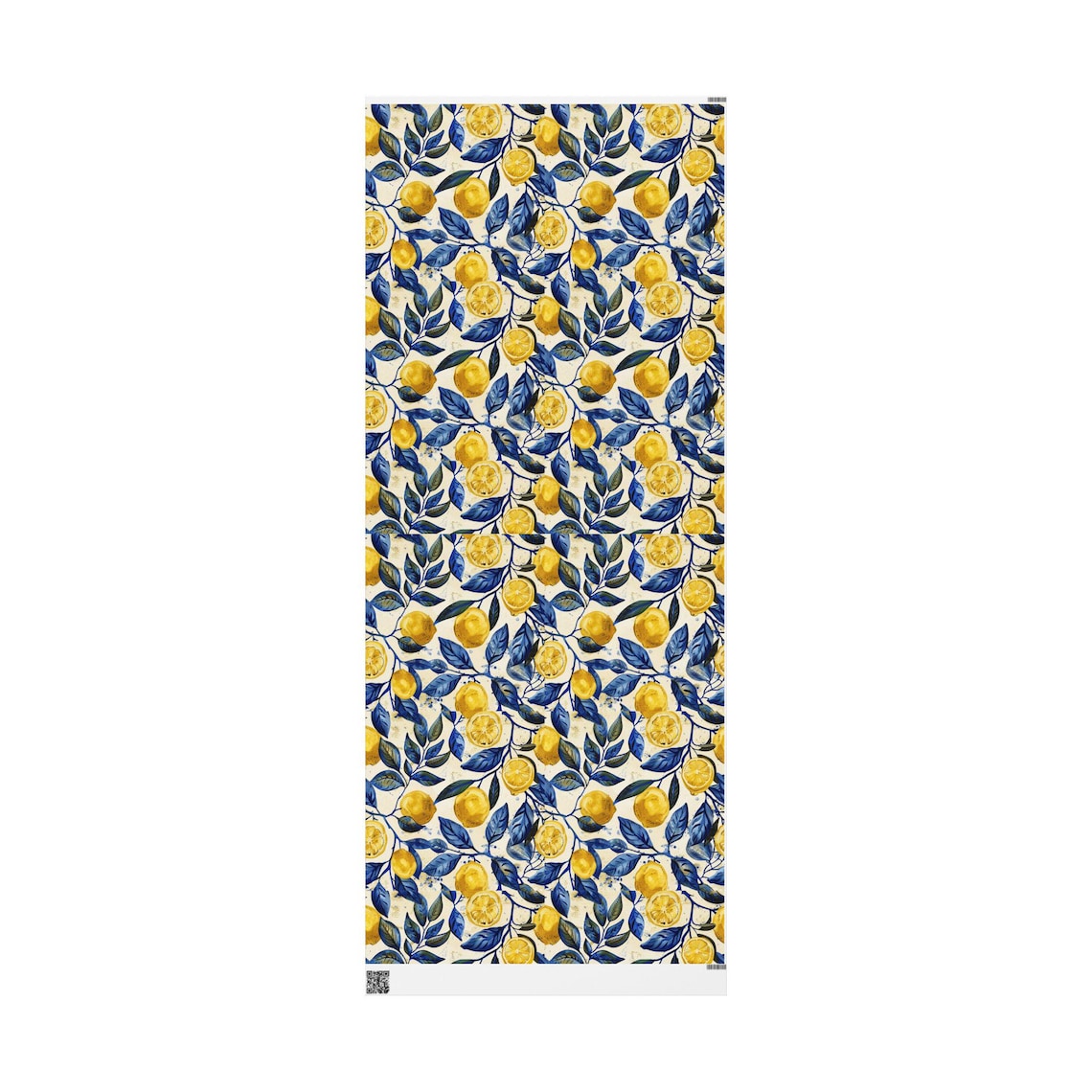 Toile Lemon Elegant Gift Wrap