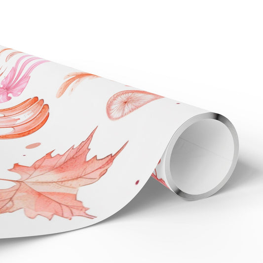 Pink Fall Coquette Gift Wrap