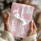 Pink Pastel Christmas Gift Wrap