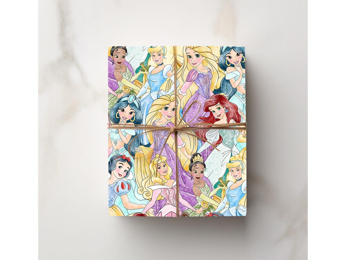 Princess Gift Wrapping Paper