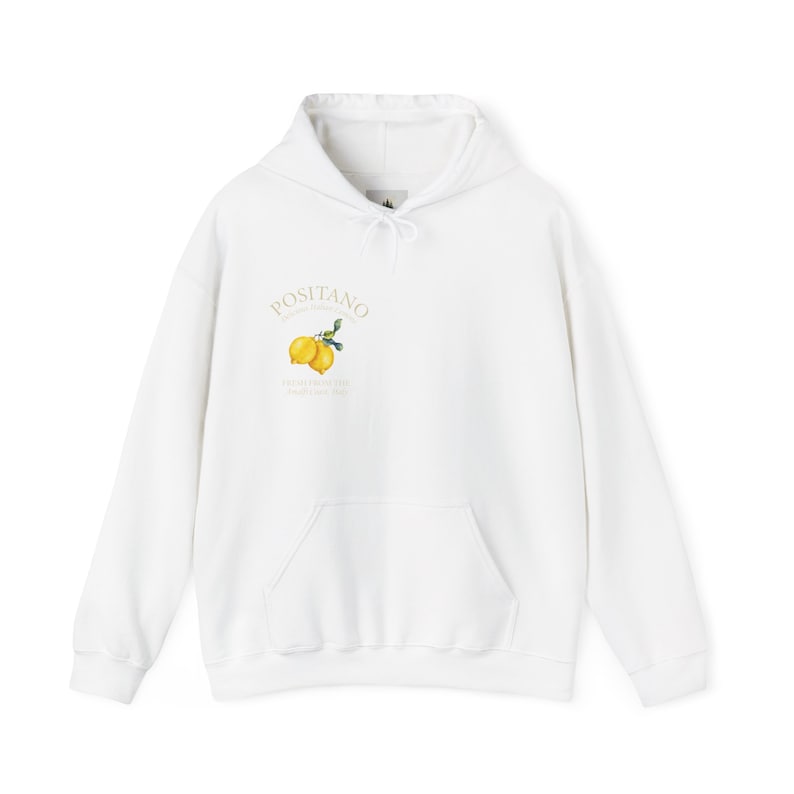 Amalfi Lemon Cozy Hooded Sweater