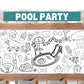 Pool Party Schools out End of School Year