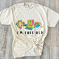 Vintage 2000 Baby Graphic Tee Comfort Colors