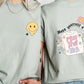 Smiley Face Front and Back Graphic Tee