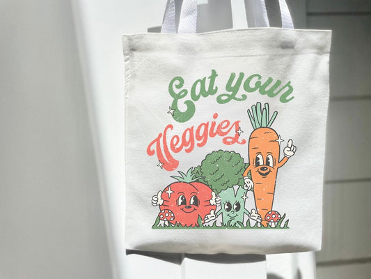 Eat Your Veggies Tote Bag