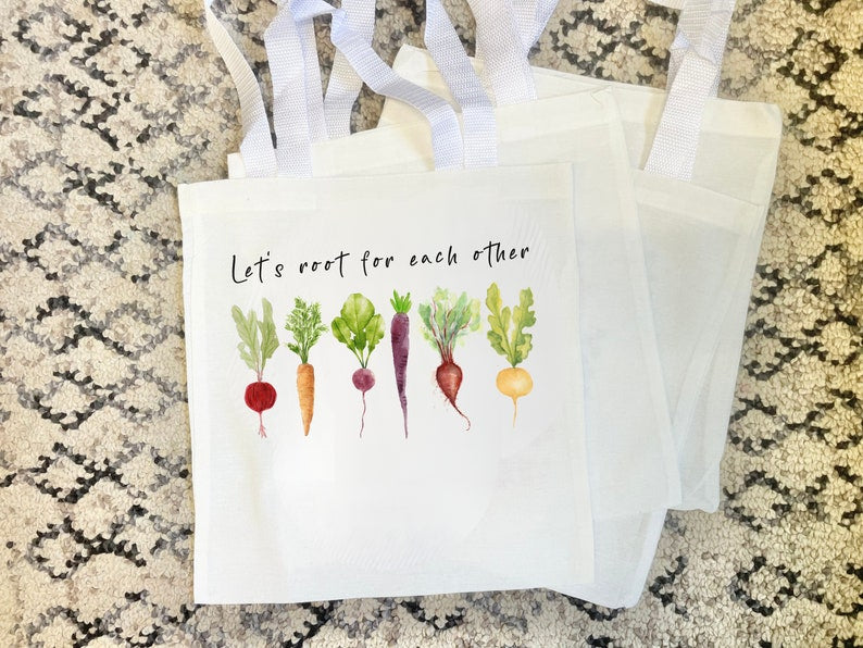 Let's Root for each other Tote Bag Gift