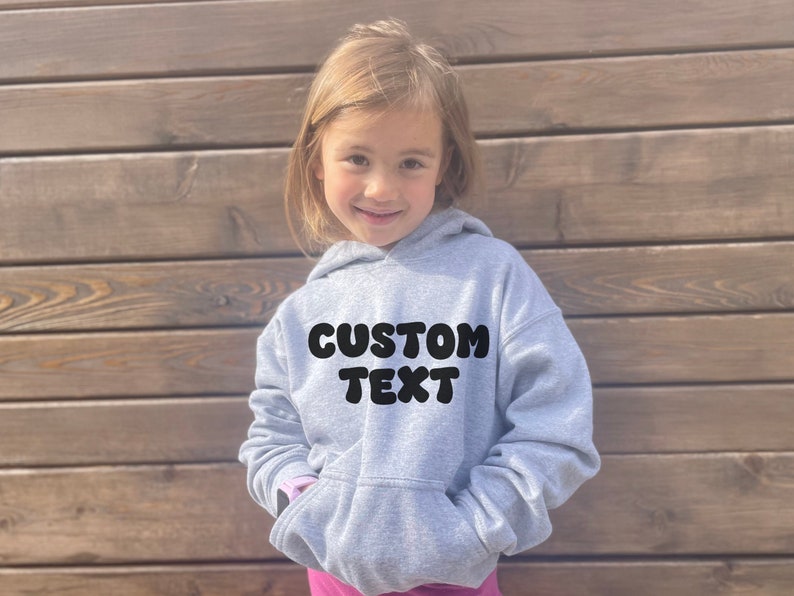 Personalized Youth hooded sweater