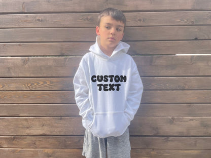 Personalized Youth hooded sweater