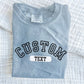 Personalized Varsity College Letter Youth Top