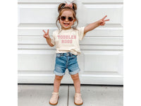 Toddlerhood Pink Girl Top