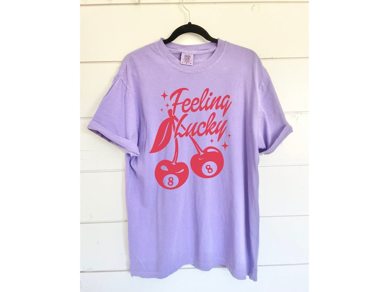 Feeling Lucky Cherry Graphic Tee