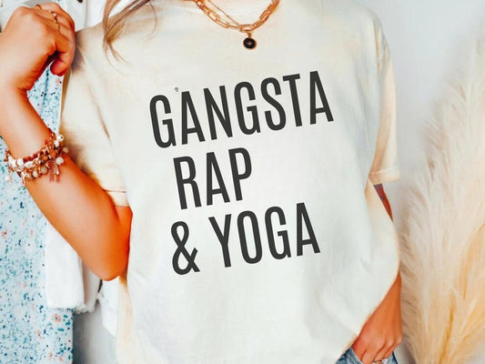 Funny Yoga Top Gansta Rap & Yoga