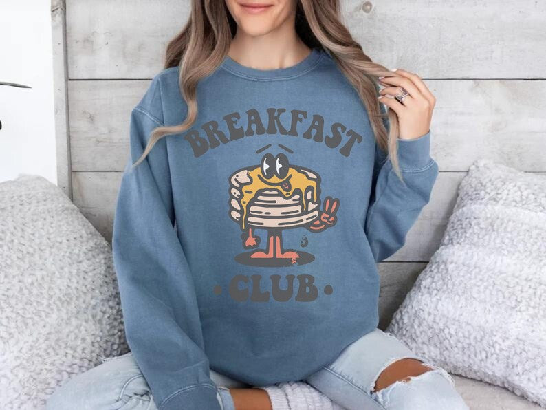 Breakfast Club Comfort Colors Sweater