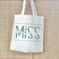 Personalized Teacher Name Tote Bag