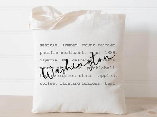 Washington Definition Tote Bag