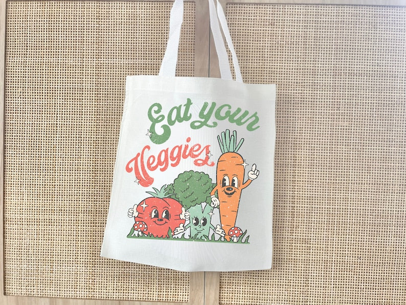 Eat Your Veggies Tote Bag