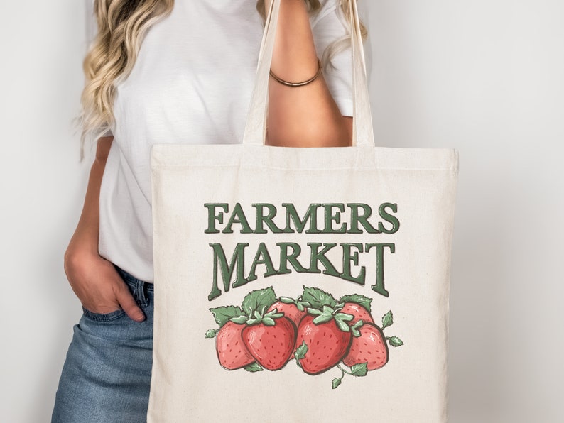 Farmers Market Tote Bag