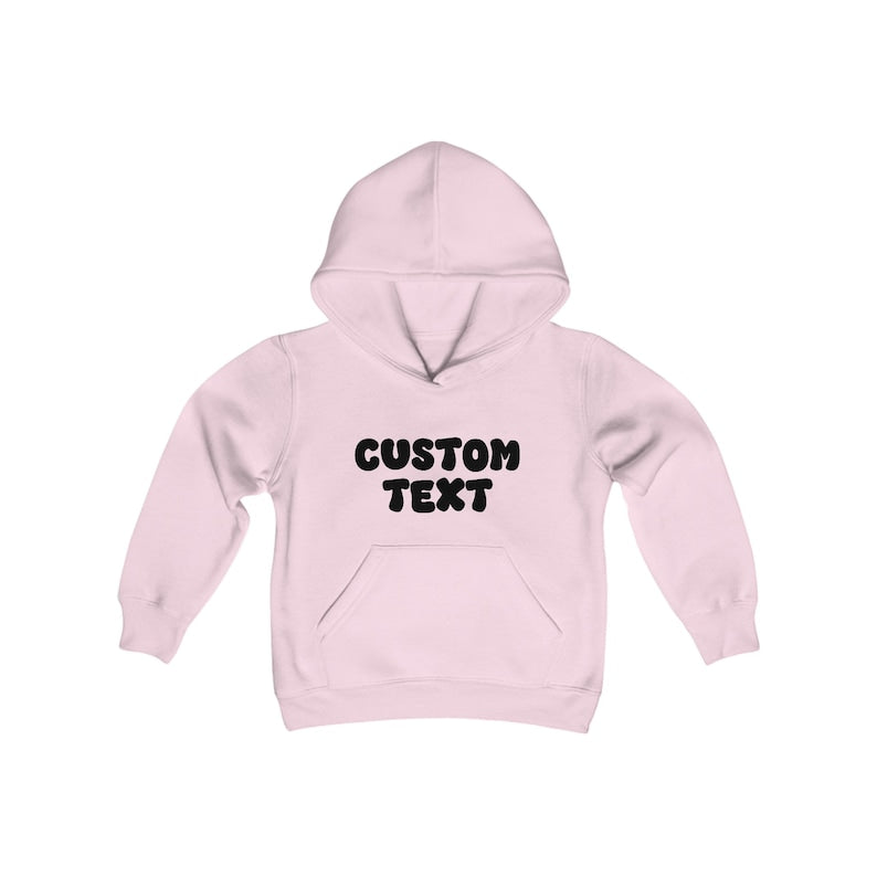 Personalized Youth hooded sweater