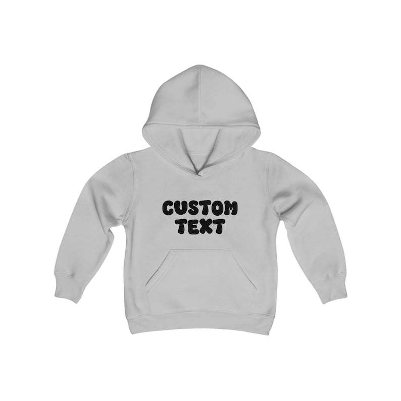 Personalized Youth hooded sweater