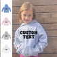 Personalized Youth hooded sweater