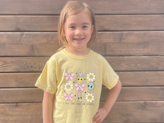 Retro Sunny Happy School Youth Top