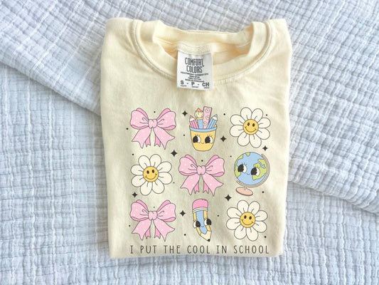 Retro Sunny Happy School Youth Top