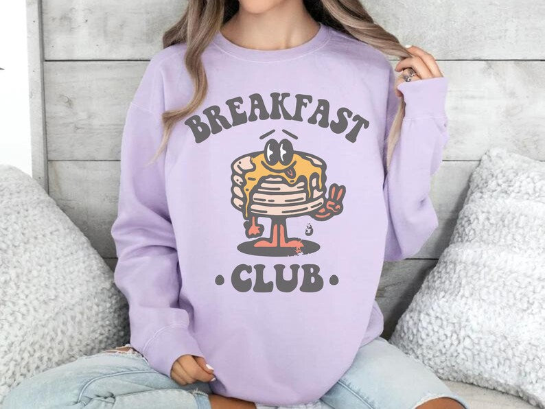 Breakfast Club Comfort Colors Sweater