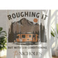 Personalized Camping Blanket - 'Roughing It But with Air Conditioning' RV Camper Design