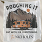 Personalized Camping Blanket - 'Roughing It But with Air Conditioning' RV Camper Design