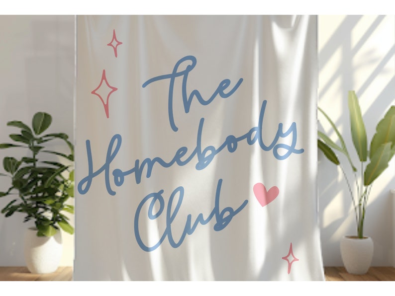 The Homebody Club Cozy Throw Blanket - Perfect for Home Comfort & Relaxation