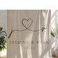 Personalized Wedding Couple Fleece Throw Blanket