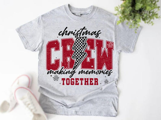 Christmas Crew Shirt - 'Making Memories Together' Festive Graphic Tee