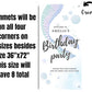 Little Mermaid Birthday Backdrop Banner