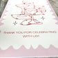 Personalized Birthday Wavy Pink Red Backdrop Banner