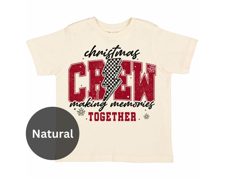 Christmas Crew Shirt - 'Making Memories Together' Festive Graphic Tee