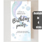 Little Mermaid Birthday Backdrop Banner