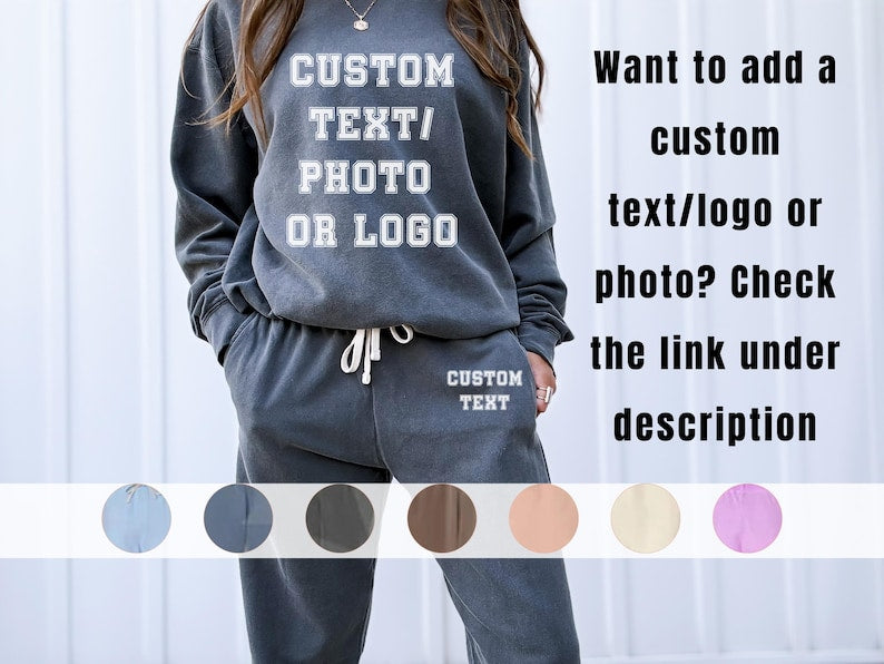 Comfort Colors Unisex Set - Sweatshirt & Sweatpants