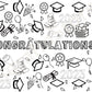 Graduation Personalized Coloring Banner