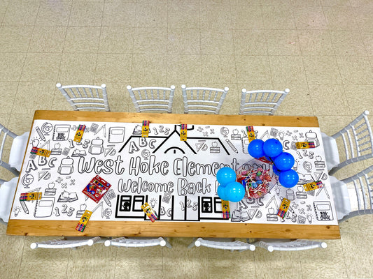 Back to School Coloring Banner for Students