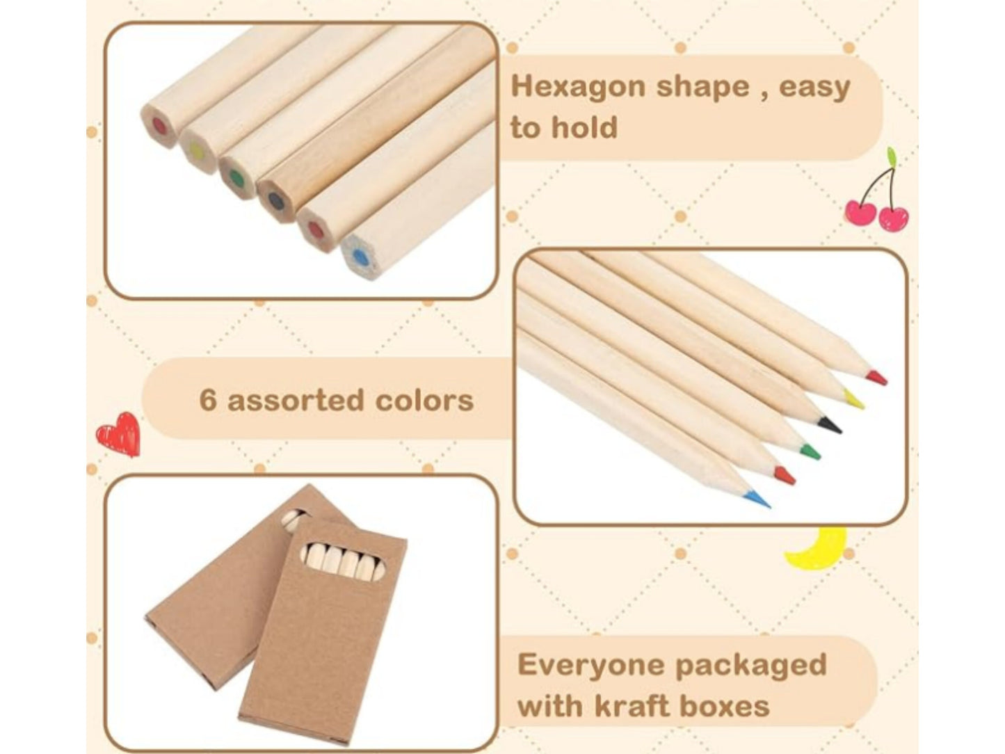 6-Pack Color Pencils